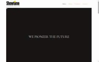 Showtime Technologies Inc of Nashua website