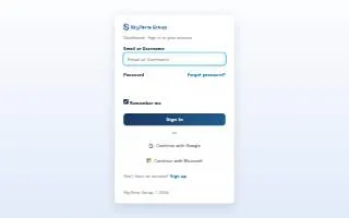 SkyTerra IT Support Services website