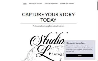 Studio L Photographers website