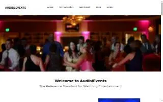AudiblEvents website
