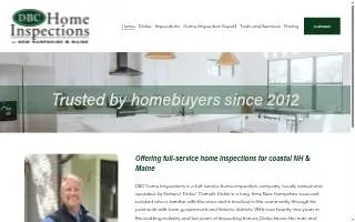 DBC Home Inspections of Portsmouth website