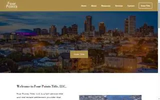 Four Points Title & Escrow, LLC of Portsmouth website