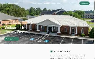 Harvey Family Dentistry website