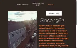 Hobo's Tattoo website