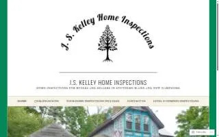 J.S. Kelley Home Inspections website