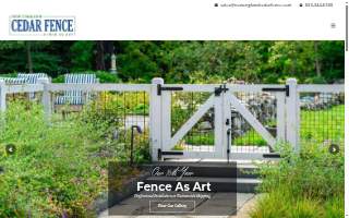 New England Cedar Fence