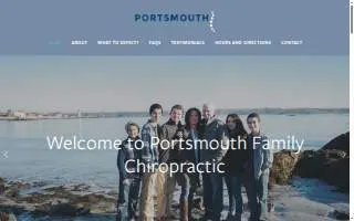 Portsmouth Family Chiropractic website