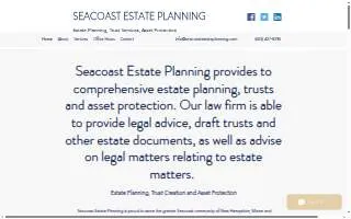 Seacoast Estate Planning website