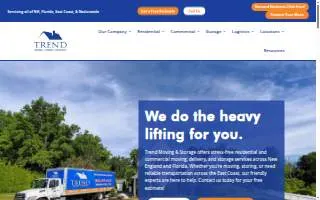 Trend Moving & Storage of Portsmouth website