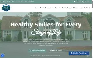 Associates In Family Dentistry of Rochester website