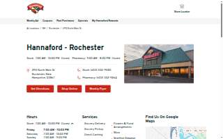 Hannaford Pharmacy