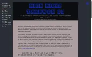 High Kicks Taekwon-Do website