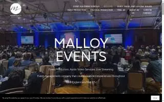 Malloy Events website