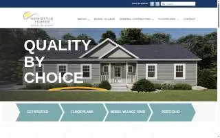 New Style Homes website