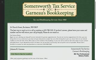 Somersworth Tax Service, Garneau's Bookkeeping