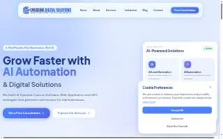 Emerging Digital Solutions – Website Design, SEO & Marketing website