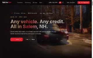High Line Auto Sales of Salem, LLC website