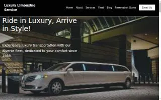 Luxury Limo and Transportation, LLC website