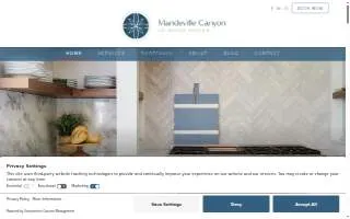 Mandeville Canyon Designs of Windham website