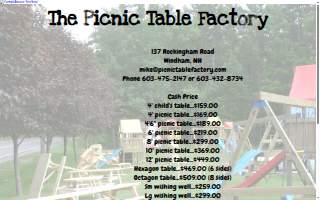 The Picnic Table Factory