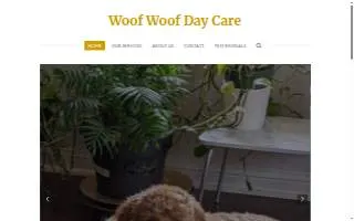 Woof Woof Daycare & Boarding of Windham website