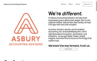 Asbury Accounting Advisors website