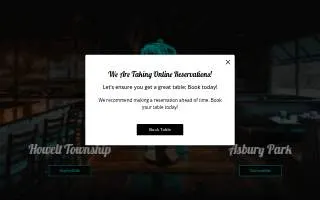 Asbury Ale House of Asbury Park website