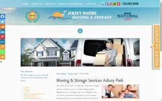 Jersey Shore Moving & Storage of Asbury Park website