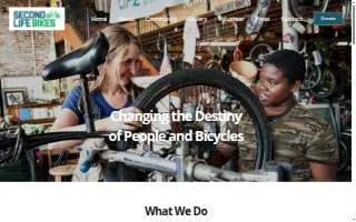 Second Life Bikes website