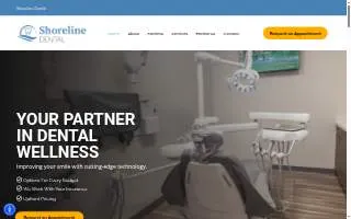 Shoreline Dental of Asbury Park website