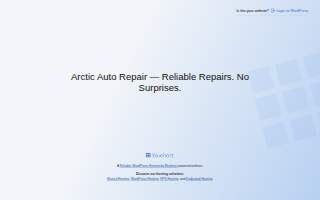 Arctic Auto Repair