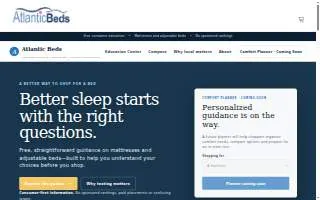 Atlantic Beds website