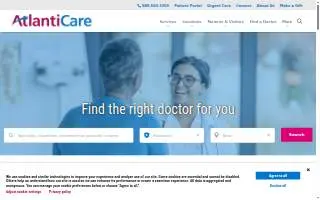 AtlantiCare Regional Medical Center, Atlantic City Campus website