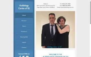 Audiology Center of NJ website