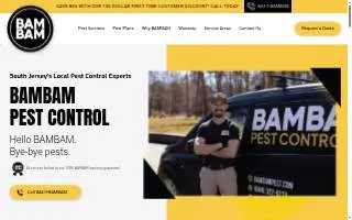 BAMBAM Pest Control of Atlantic City website