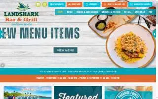 LandShark Bar & Grill - Atlantic City website
