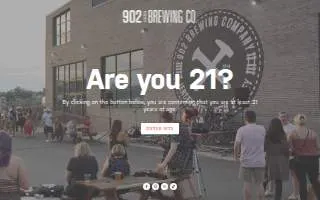 902 Brewing Co. of Bayonne website
