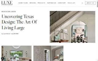 Luxe Events Miami website