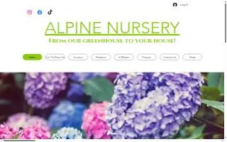 Alpine Nursery & Garden Center website