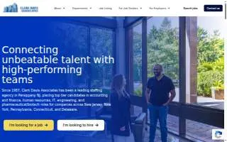 Clark Davis Associates Inc website