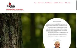 English Sewage Disposal Inc of Belleville website