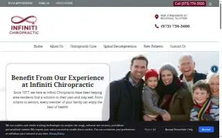 Infiniti Chiropractic website