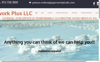 Paperwork Plus LLC website