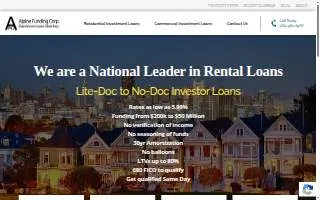Alpine Funding Corp. website