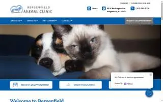 Bergenfield Animal Clinic website