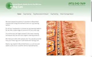 NJ Rug care website