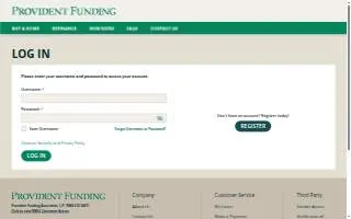 Provident Investment Services website
