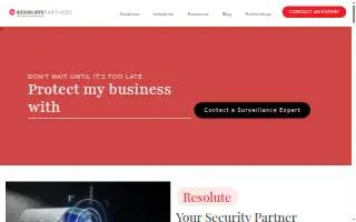 Resolute Sewer & Drain Cleaning LLC website