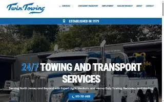 Twin Towing of Bloomfield website