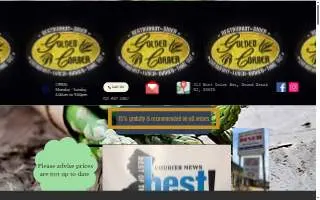 Golden Corner Diner website